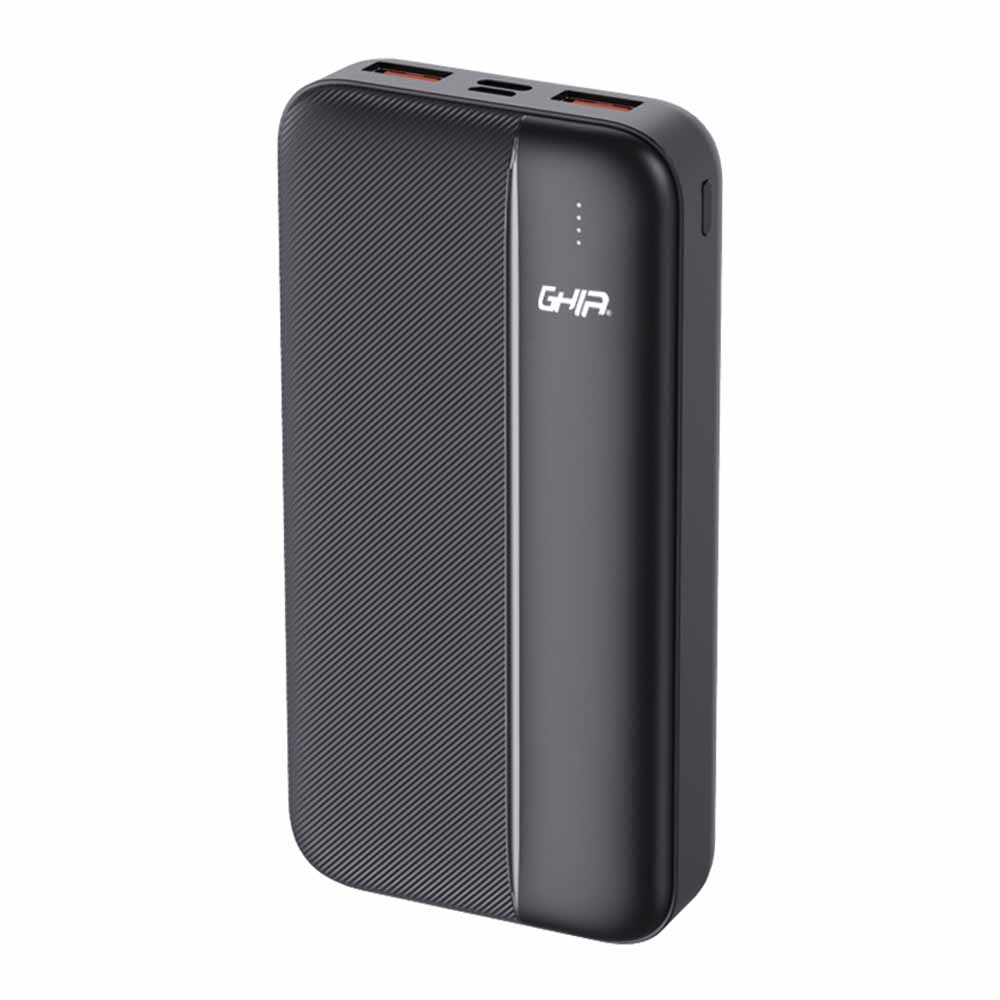 Power Bank 20 000 Mah Ghía Gac-240 Color Negro