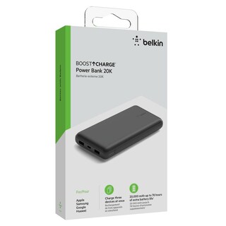 Foto 6 | Batería Portátil Belkin 20k Dos Puertos USB-A USB-C - color Negro