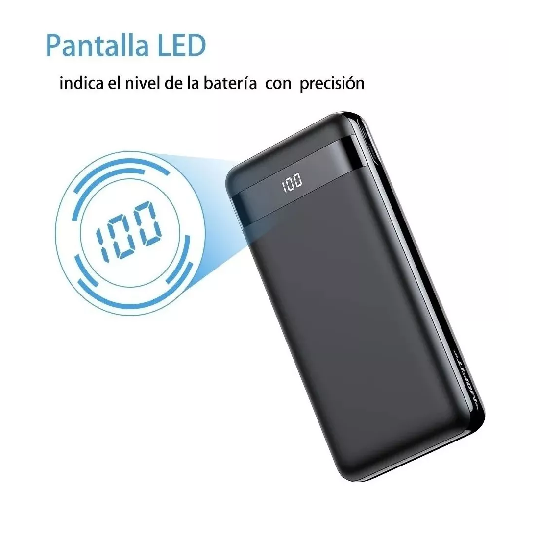 Foto 4 pulgar | Batería Portátil Carga Rapida-30000mah Led con Triple Salida Eo Safe Imports Esi-3682 color Negro