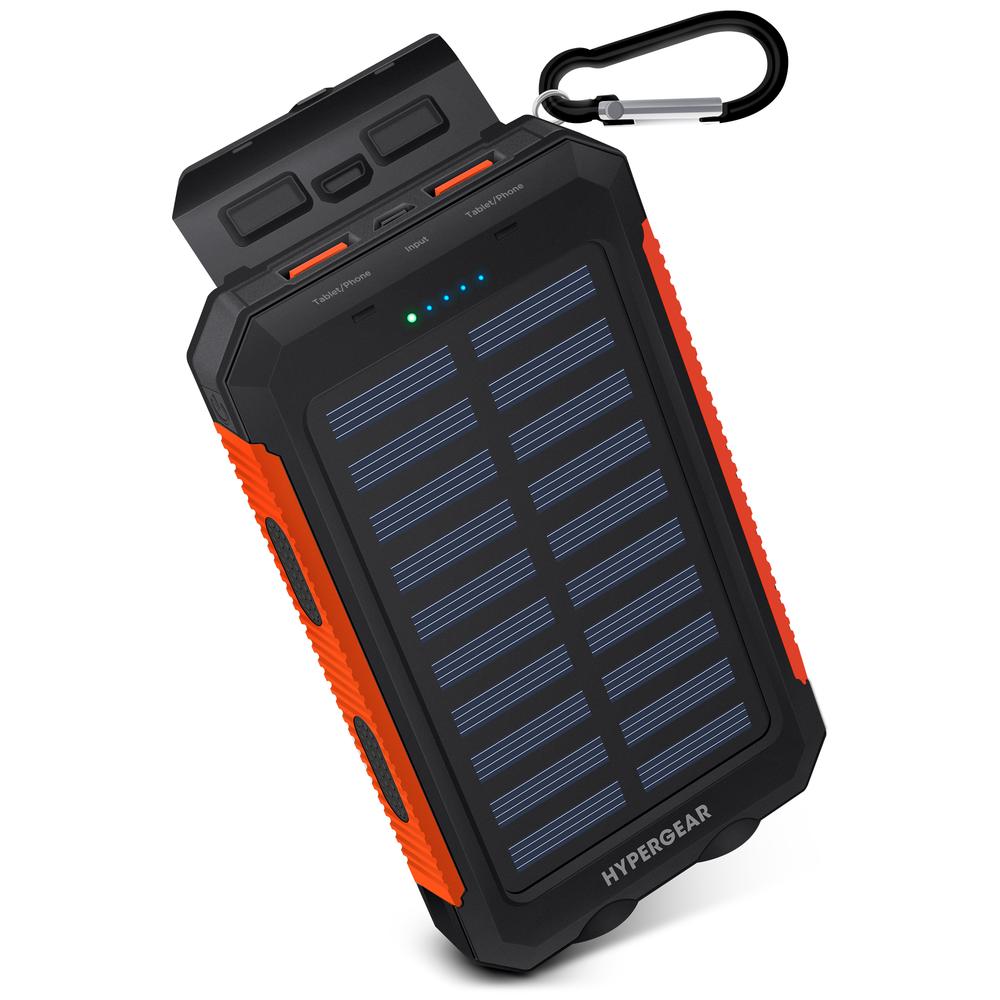 Batería Solar Hypergear 10000 mah Con Carga Inalámbrica