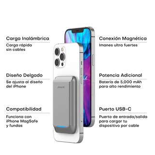 Foto 5 | Batería Portátil Phonesuit Elite Mag Magnética 5000mah