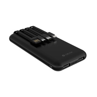 Foto 3 | Devia Batería Portátil 1000mah Multifunción Con 4 Cables