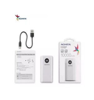Foto 3 | Power Bank Adata PP100 Blanca 10000ma /k