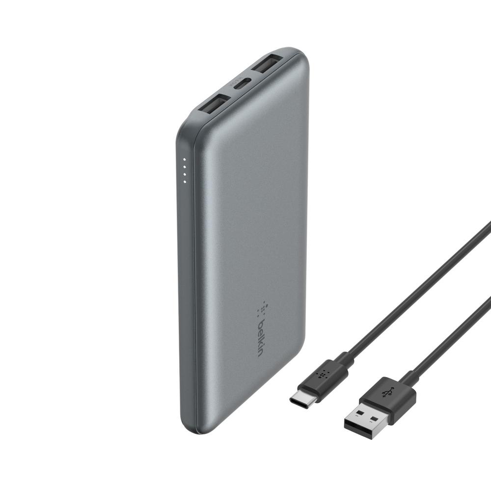 Foto 6 | Power Bank De 10k Entrada Usb-a Y C De 15w Belkin Gris