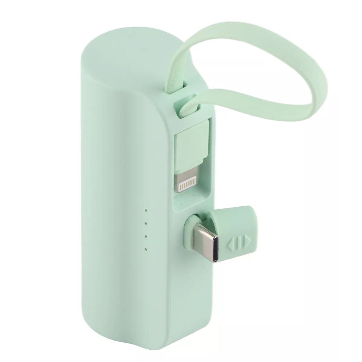 Foto 5 pulgar | Batería Externa Para Iphone Y Android 2 En 1 De 5000 Mah Verde