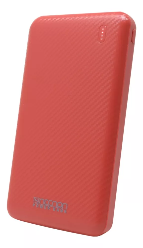 Foto 3 | Power Bank 10000 Mah Carga 2.1 Entrada Y Salida Tipo C Rojo