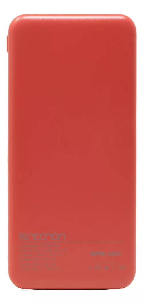Foto 5 pulgar | Power Bank 10000 Mah Carga 2.1 Entrada Y Salida Tipo C Rojo