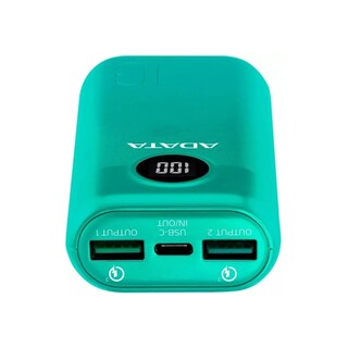 Foto 2 | Batería Portátil Adata P10000qcd De 10,000 Mah, Usb-a, Usb-c, Verde
