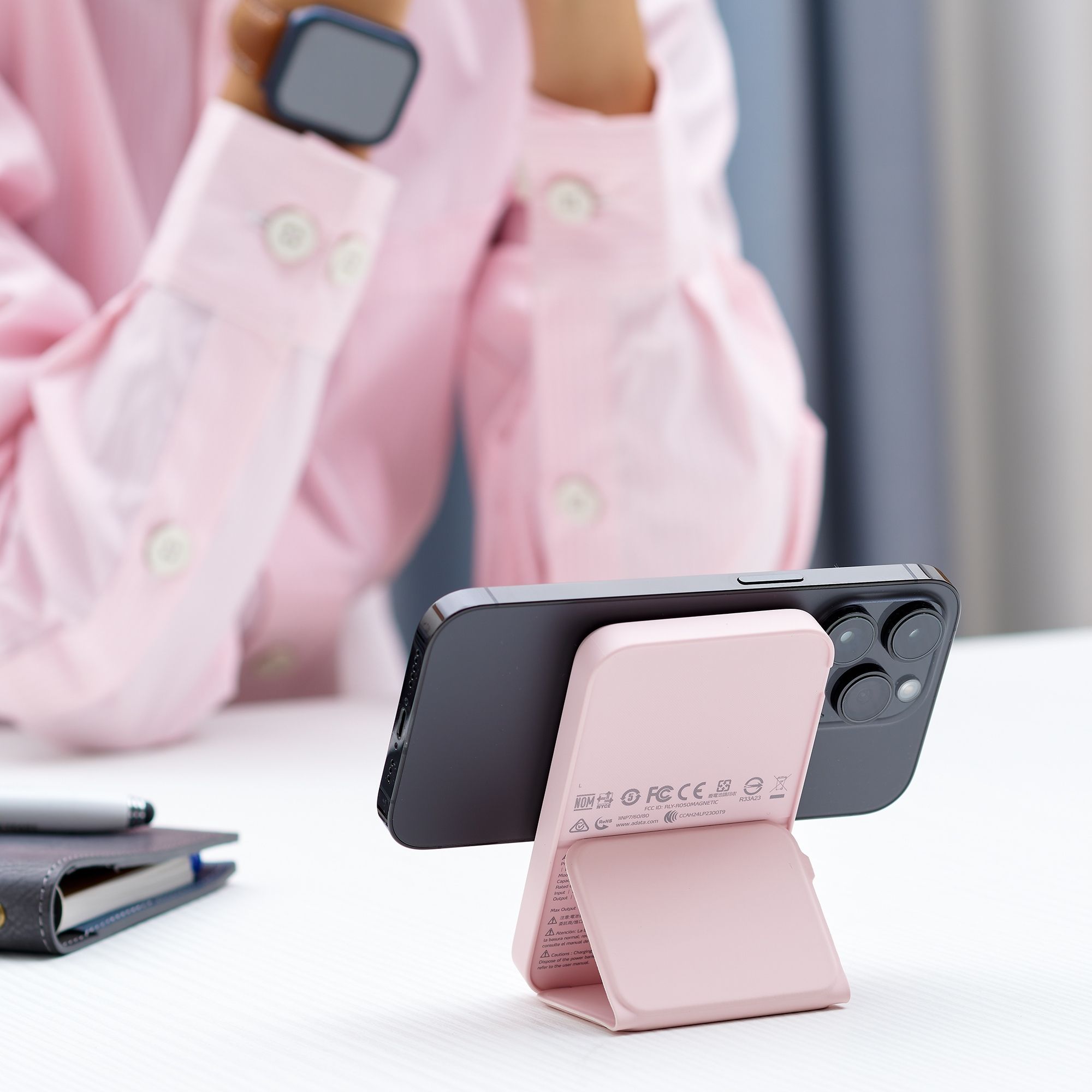 Foto 7 | Batería Portátil Adata R050 De 5,000 Mah, Inalámbrica, Usb-c, Negro