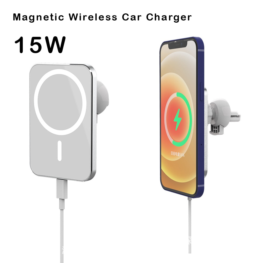 Foto 2 pulgar | Soporte De Cargador Magnético Magsafe De 15 W Para La Serie Iphone 12 - Venta Internacional.