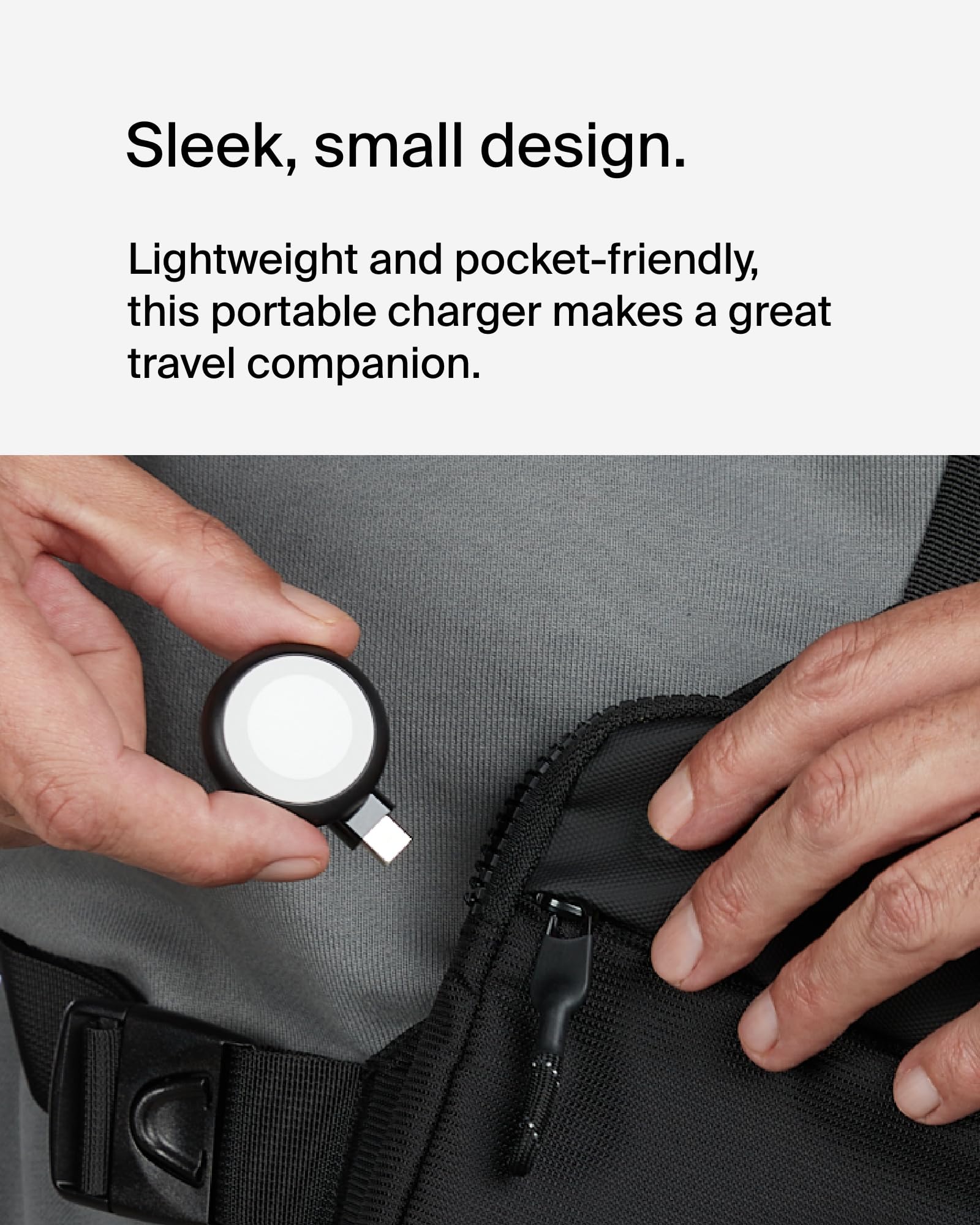 Foto 6 pulgar | Cargador Portátil Usb-c Para Apple Watch Belkin Boostcharge Negro - Venta Internacional.