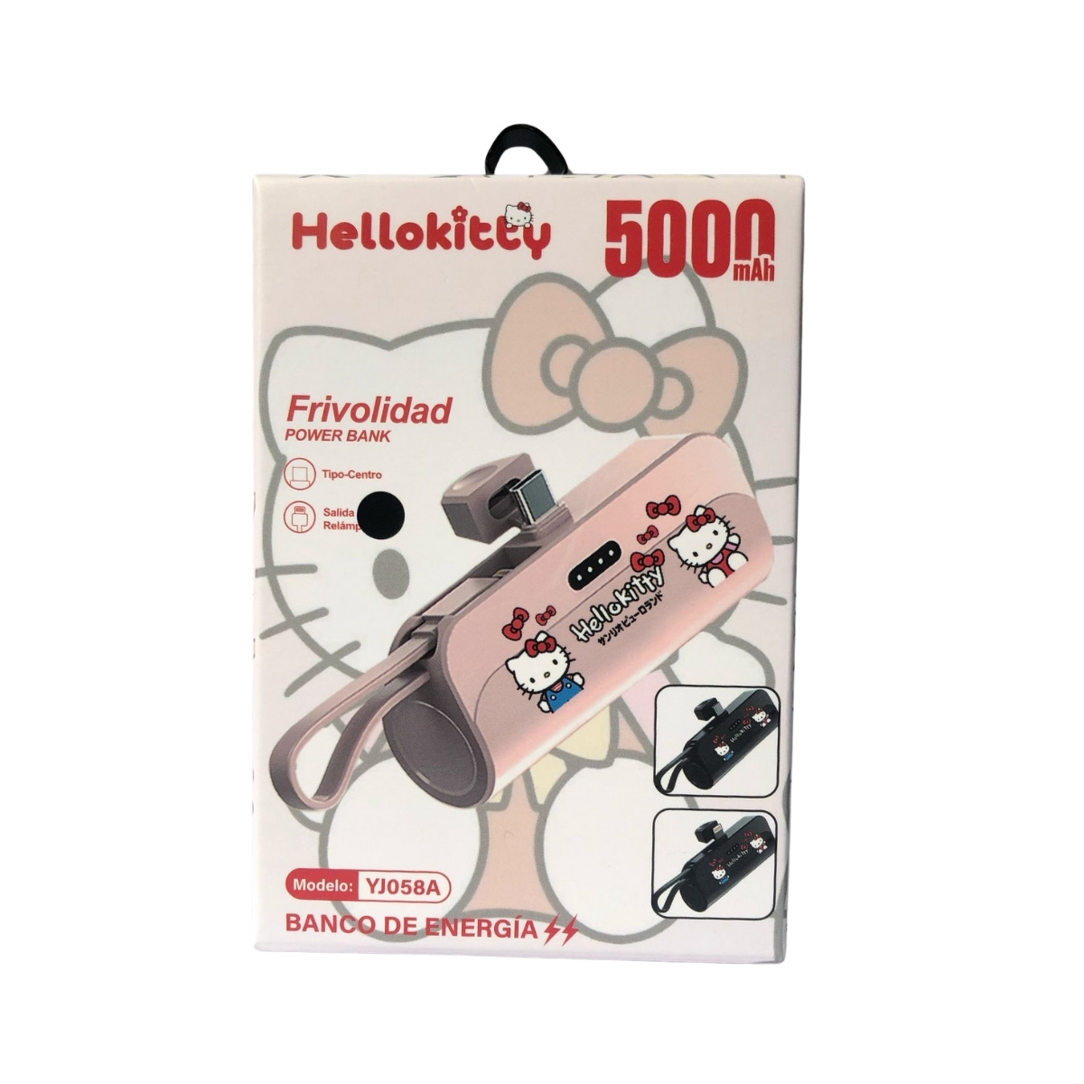 Foto 2 pulgar | Power Bank De 5000 Mah Con Diseño Hello Kitty