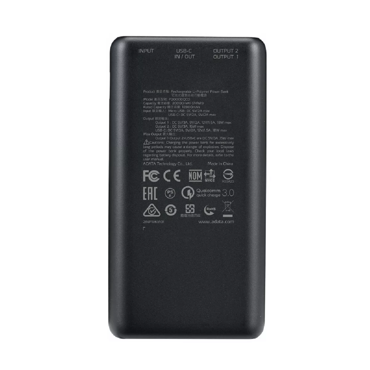 Foto 3 | Batería Portátil Tipo C 20000mah Eo Safe Imports Esi-6519-1 Negro