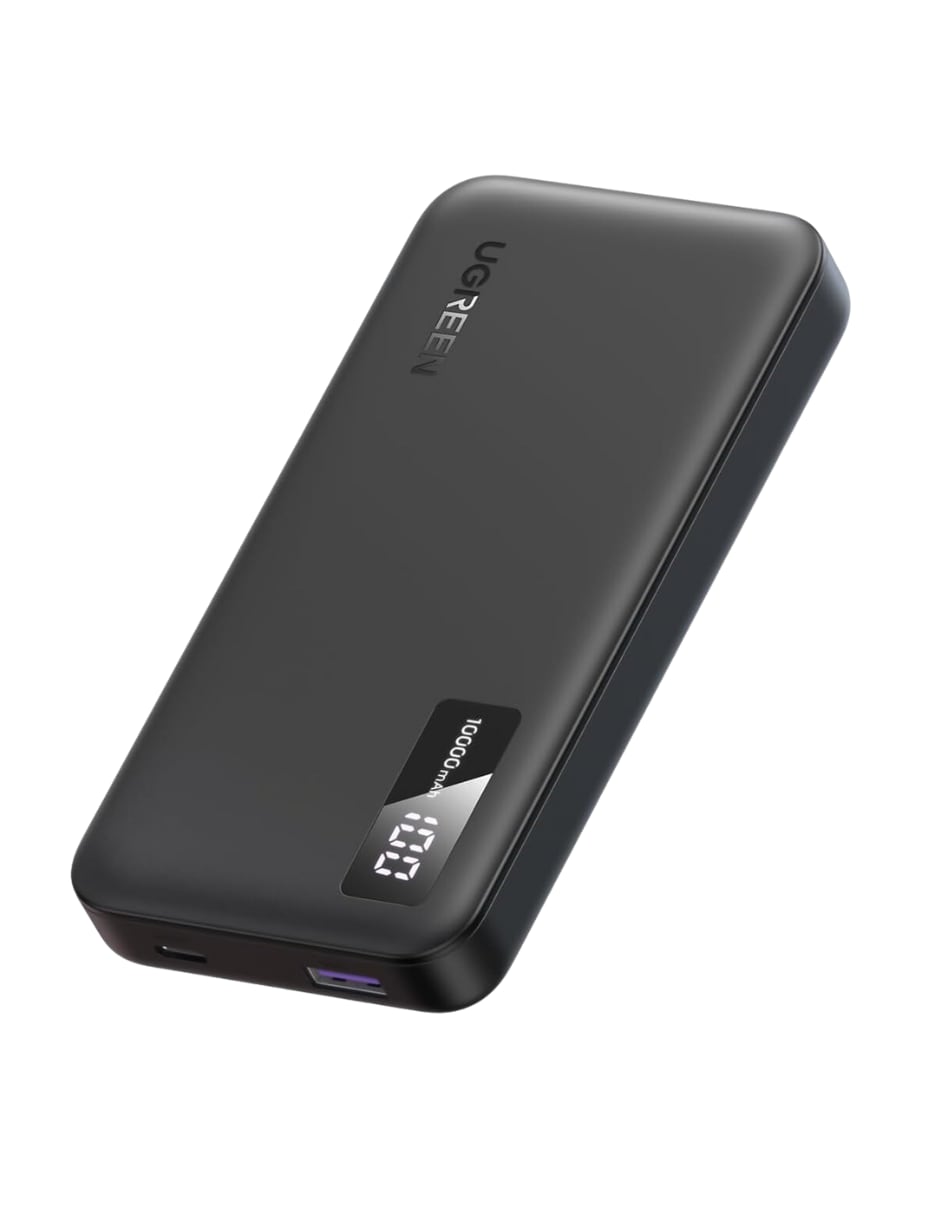 Batería Portatil 10,000mah Pb311 Ugreen Usb C 20w Pantalla Led Negro $765