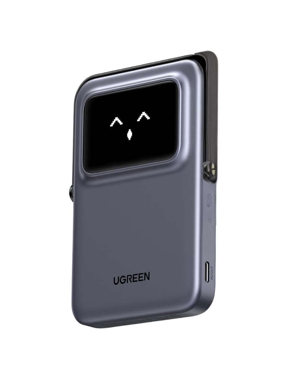 Foto 2 pulgar | Batería Portatil Magsafe 7.5w Mini 10,000mah Ugreen Con Pantalla Tft Gris