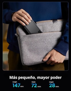 Foto 6 | Batería Portatil 20,000mah Pb312 Ugreen Usb C 20w Pantalla Led Negro