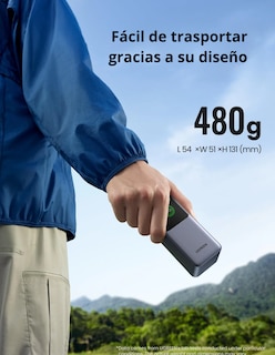 Foto 6 | Batería Portatil Nexode 20,000 Mah Ugreen 130w Pantalla Digital Gris