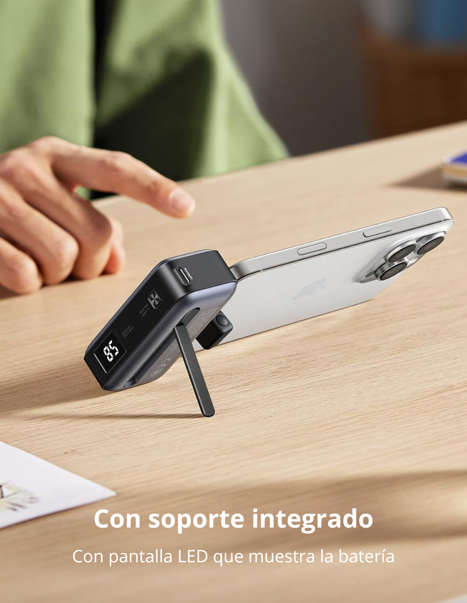 Foto 4 pulgar | Batería Portatil 5000mah Tipo C Ugreen 22.5w Powerbank Con Pantalla Led