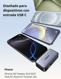 Foto 5 | Batería Portatil 5000mah Tipo C Ugreen 22.5w Powerbank Con Pantalla Led
