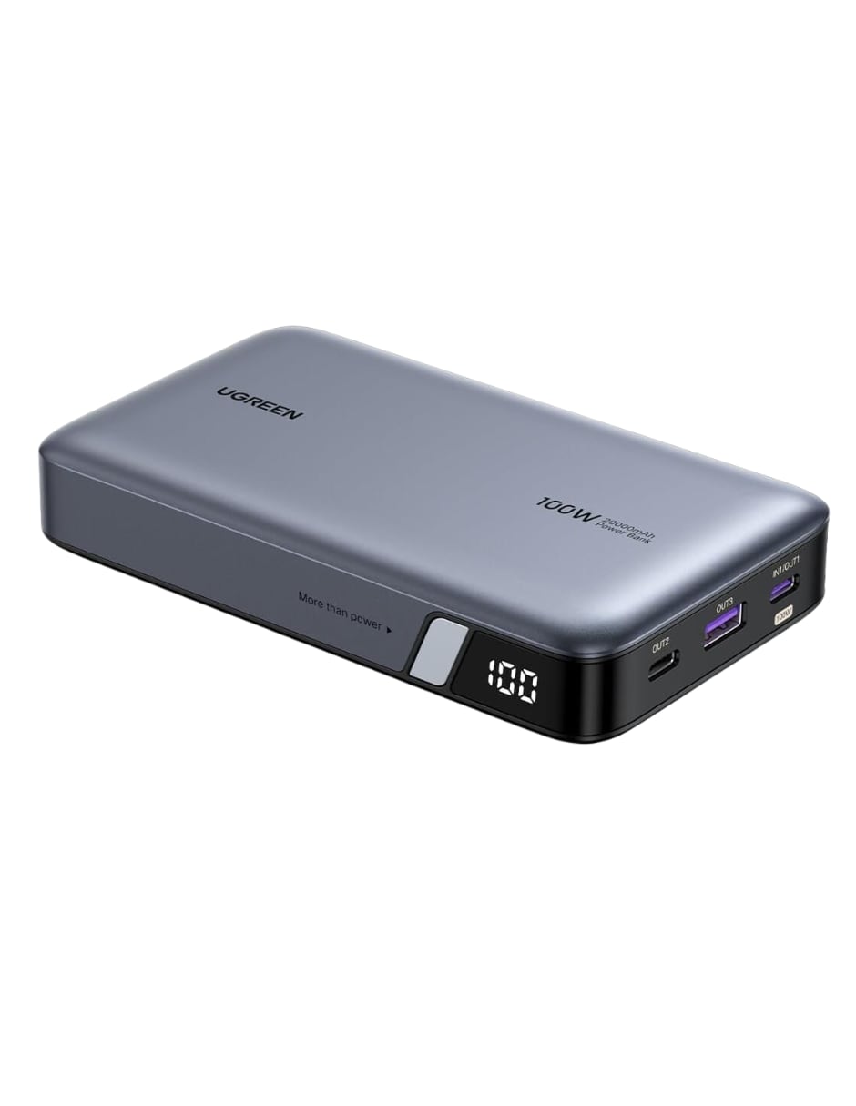 Batería Portatil 20,000 Mah Pb720 Ugreen 100w Con Pantalla Digital $1,949