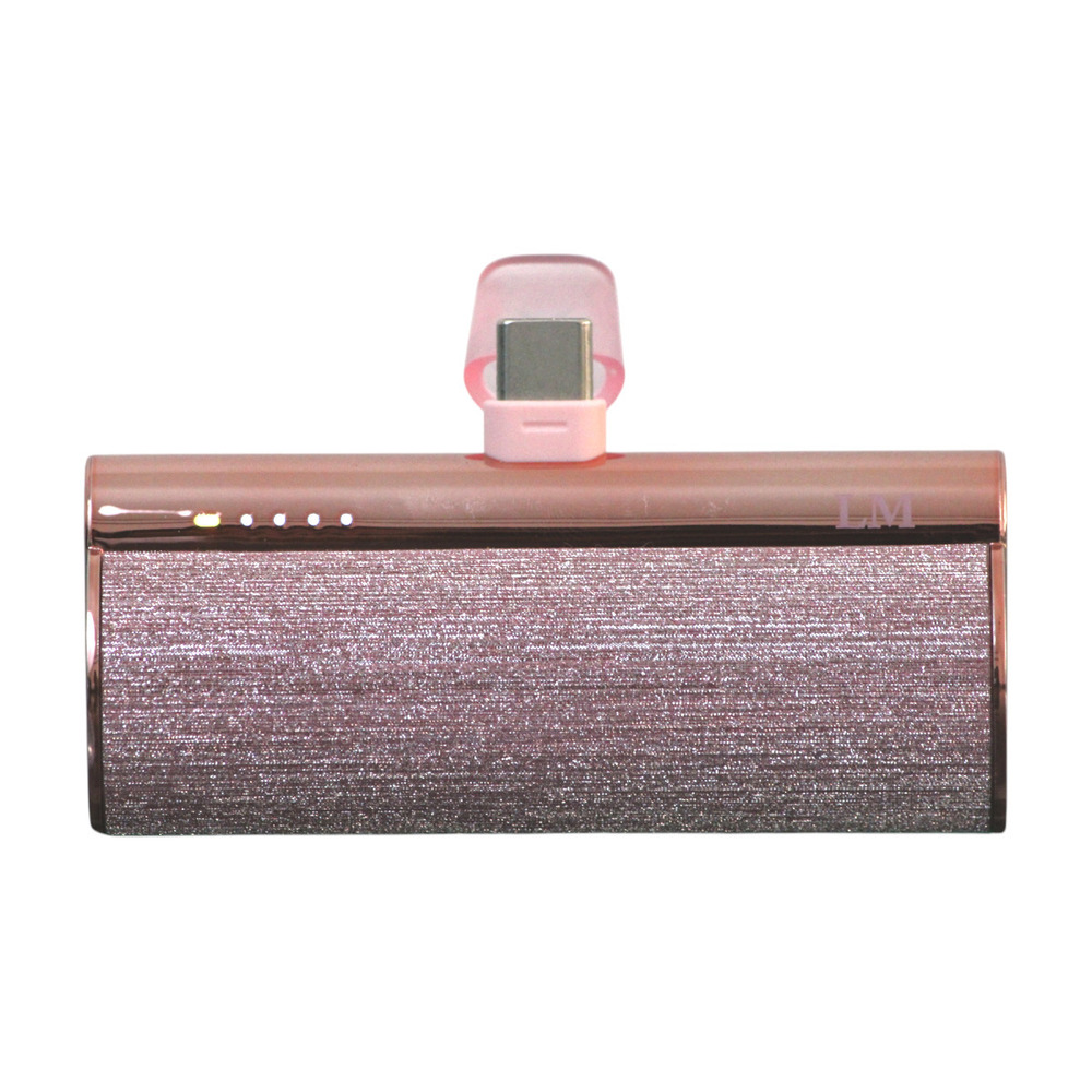 Foto 2 pulgar | Batería Portátil Lm 5000 Mah Vp-0573-1 Salida Tipo C Color Rosa