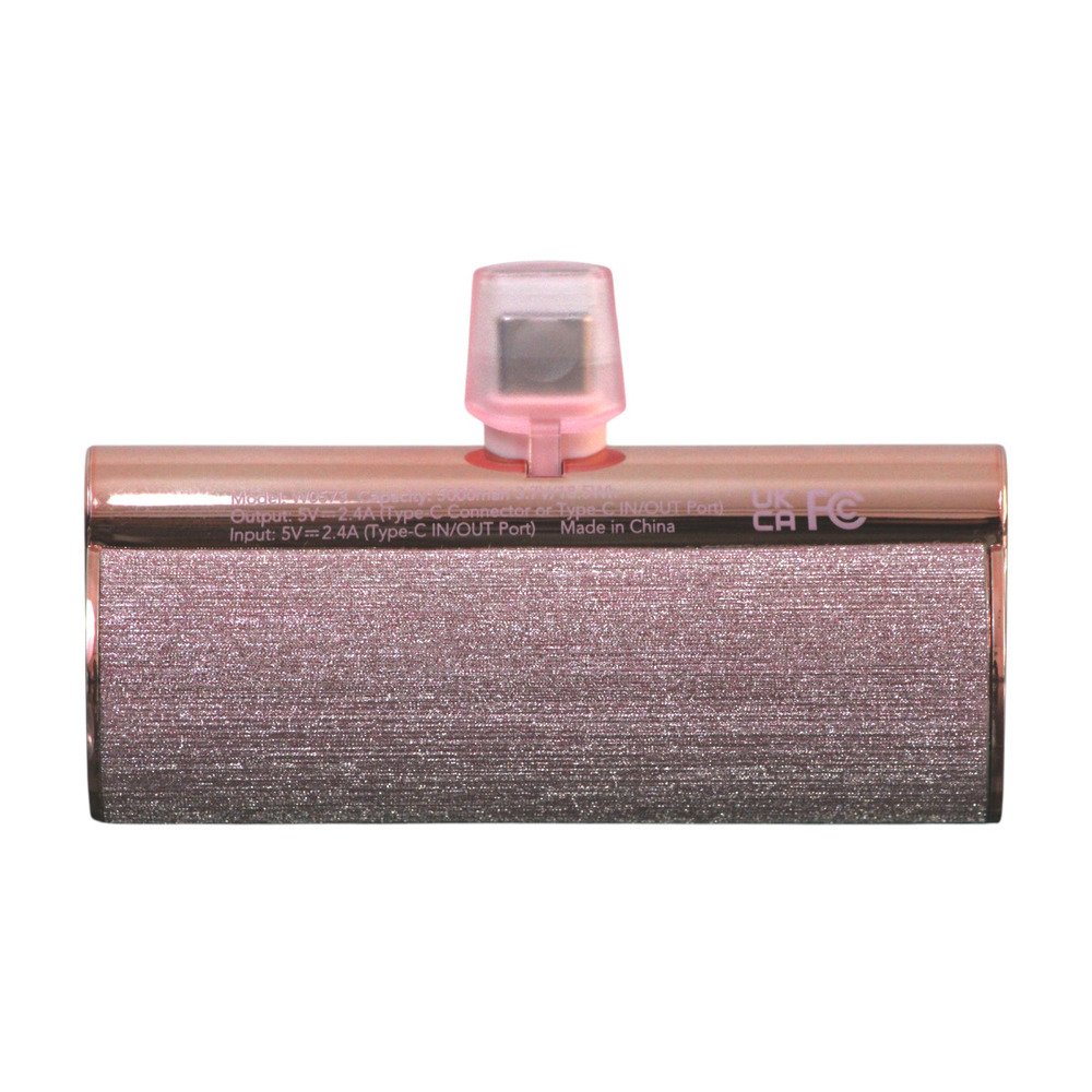 Foto 3 pulgar | Batería Portátil Lm 5000 Mah Vp-0573-1 Salida Tipo C Color Rosa