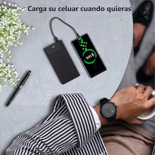 Foto 2 | Batería Portátil 20000mah 2.1a Carga Rápida Eo Safe Imports Esi-6512-1 Negro