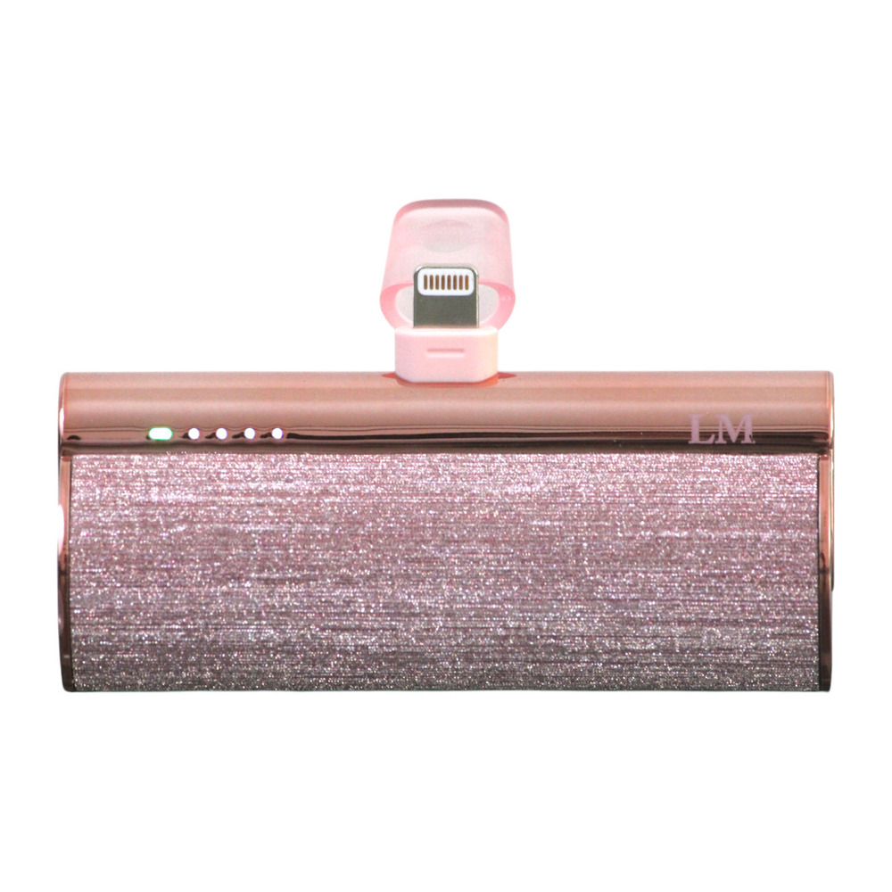 Foto 2 pulgar | Batería Portátil Lm 5000 Mah Vp-0573-1 Salida  Lightning Color Rosa