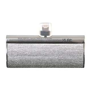 Foto 2 | Batería Portátil Lm 5000 Mah Vp-0573-2 Salida Lightning Color Plateado