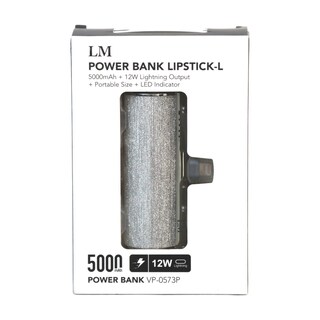 Foto 5 | Batería Portátil Lm 5000 Mah Vp-0573-2 Salida Lightning Color Plateado