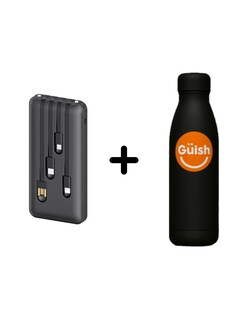 Foto 1 | Power Bank Portátil 10000mah + Gratis Termo Güish De Regalo