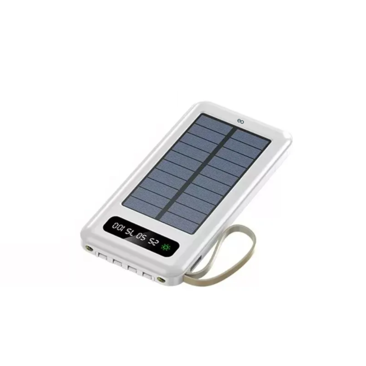 Foto 1 | Banco De Energía Solar Portátil 20000mah 4 Líneas Eo Safe Imports Esi-19123 Color Blanco