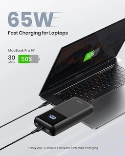 Foto 2 | Xtellar Power Bank Batería Portátil 26800mah, Pd22.5w Carga Super Rápida,pila Protatil De 3 Salidas Accesorios Par