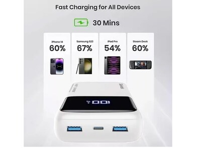 Foto 3 | Power Xtellar Bank 26800mah Batería Externa 22.5w Carga Super Rápida Compatible Para Android,iphone