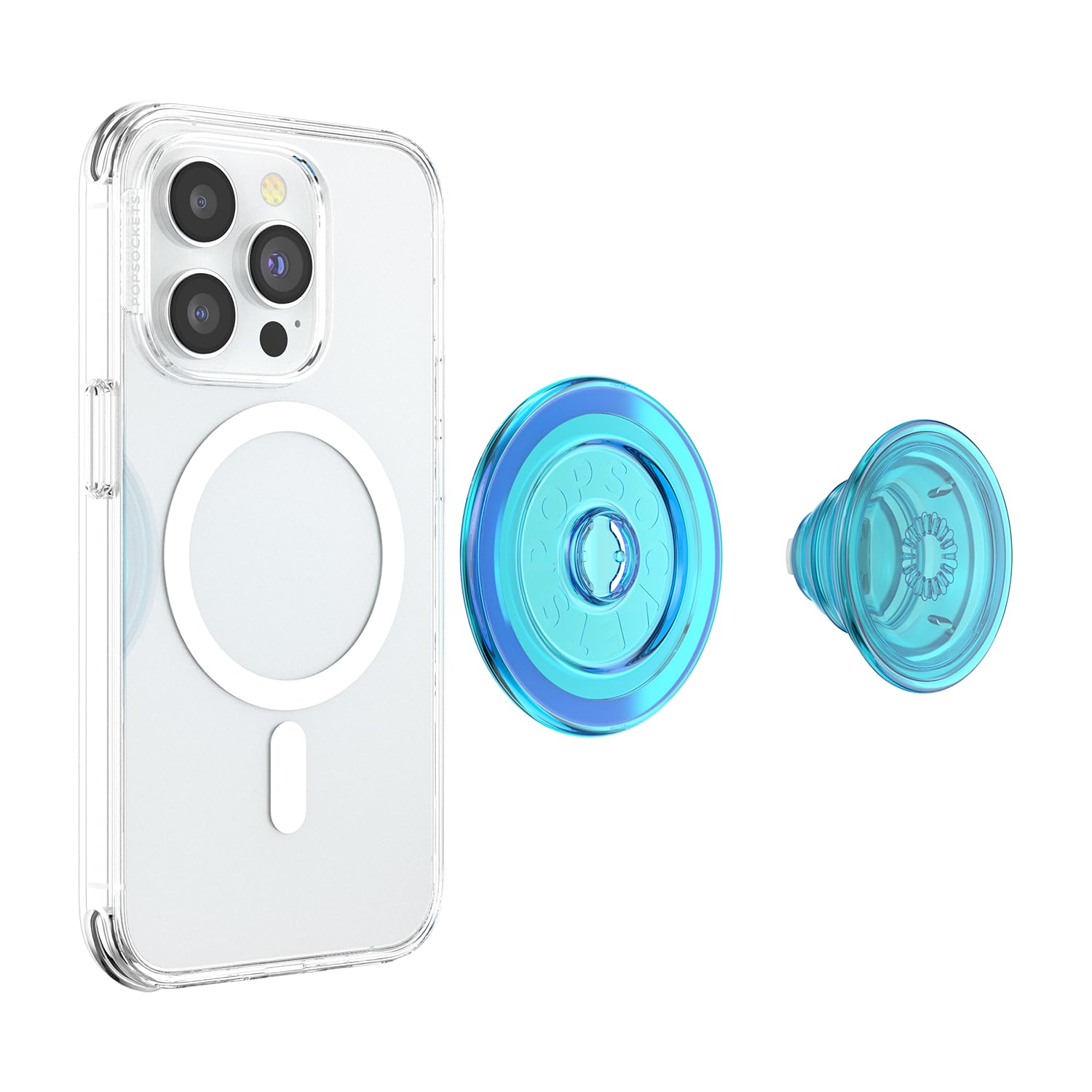 Foto 4 pulgar | Phone Grip Popsockets Compatibles Con Magsafe Electric Blue - Venta Internacional.