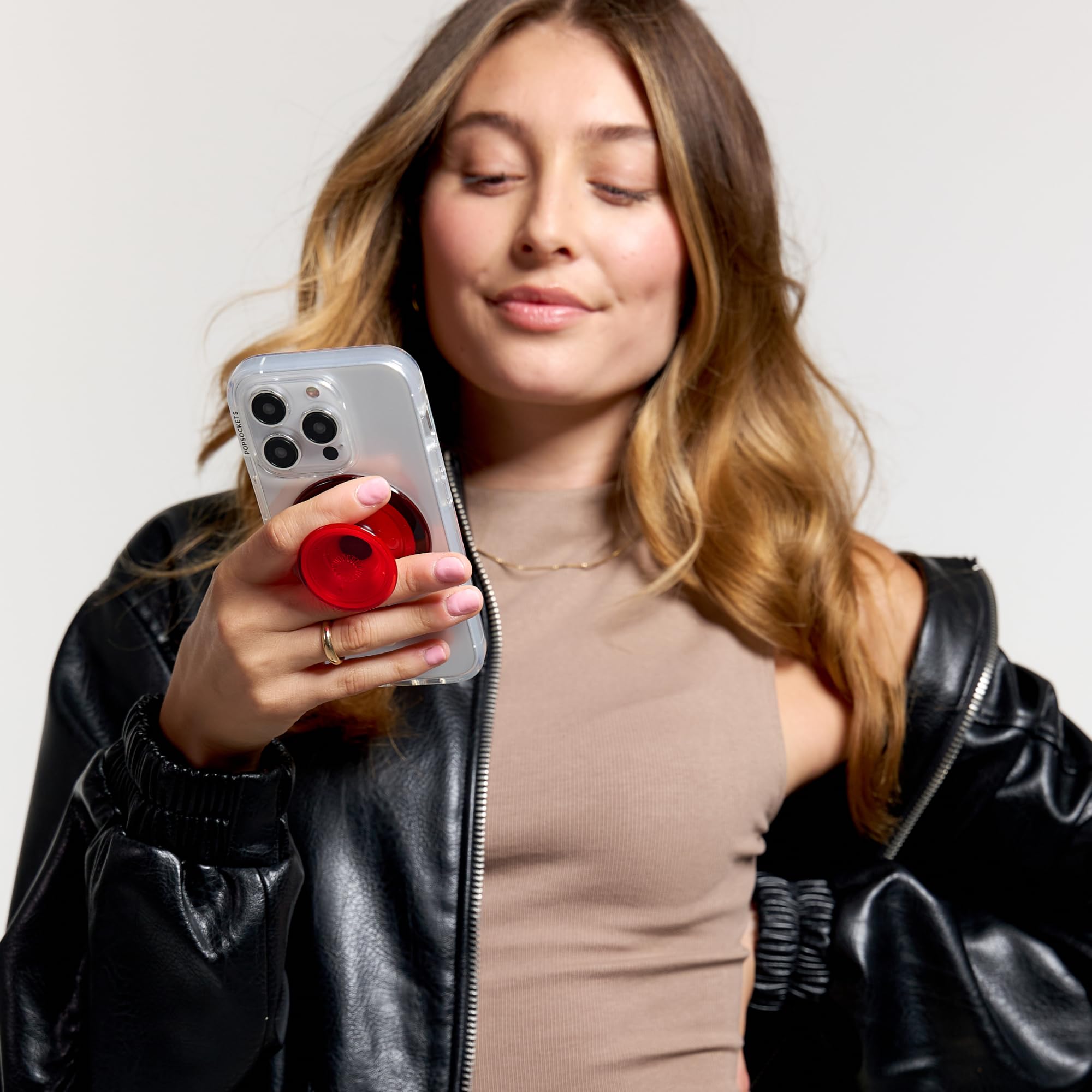 Foto 4 pulgar | Phone Grip Popsockets Compatibles Con Magsafe, Color Rojo Peligroso - Venta Internacional.