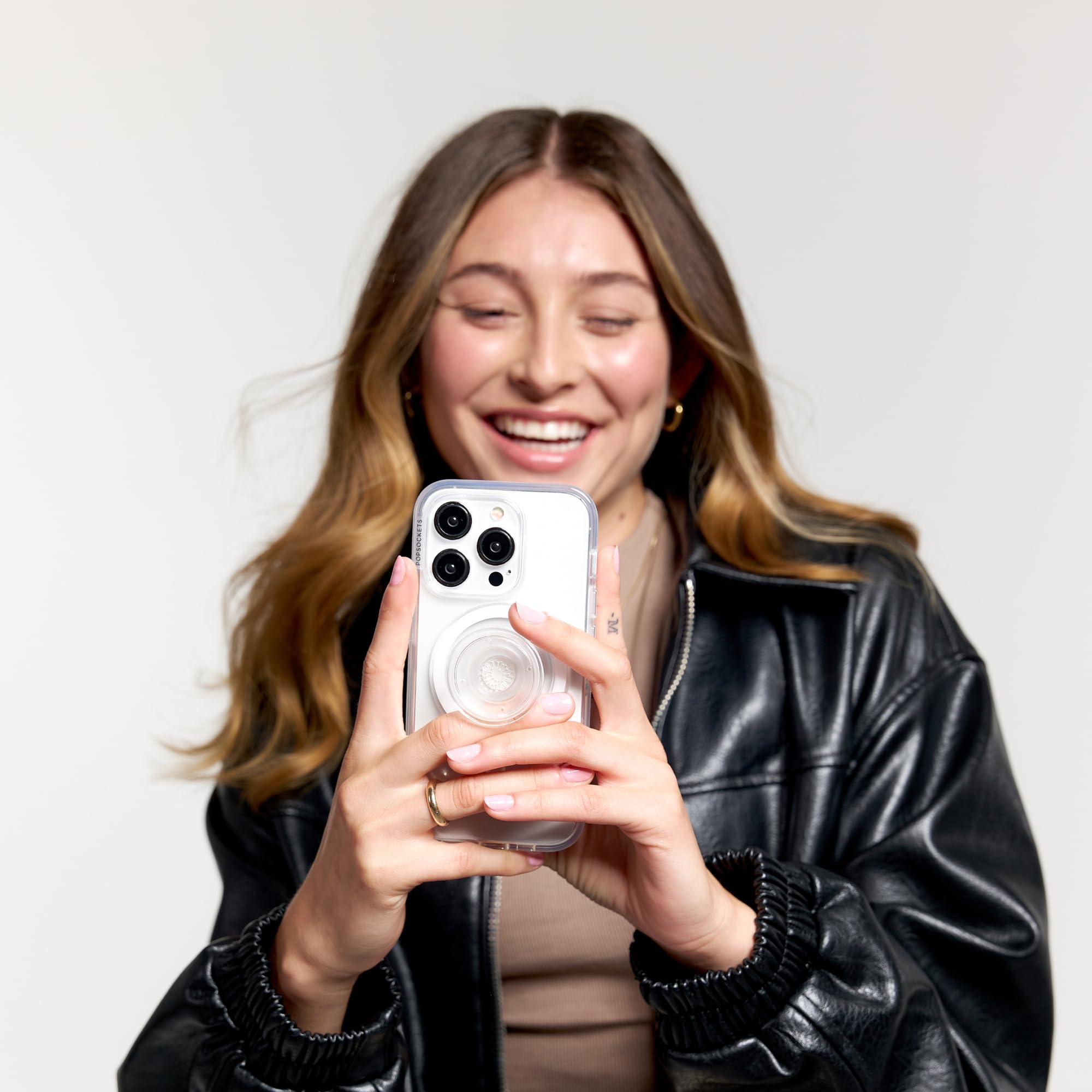 Foto 4 pulgar | Phone Grip Popsockets Compatibles Con Magsafe, Transparentes - Venta Internacional.