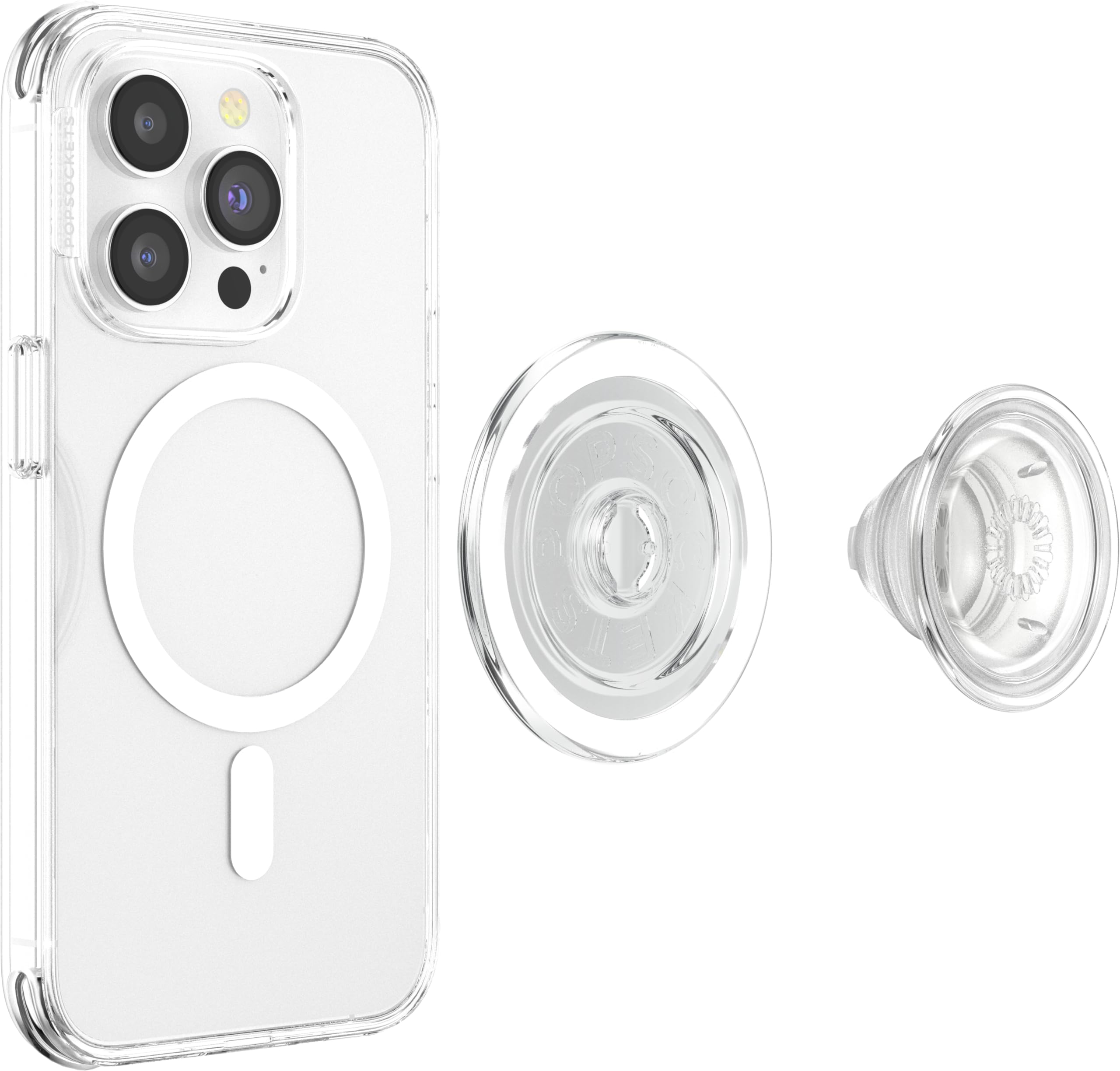 Foto 5 pulgar | Phone Grip Popsockets Compatibles Con Magsafe, Transparentes - Venta Internacional.