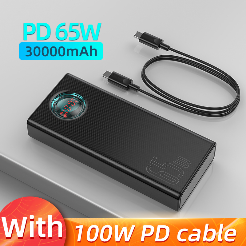 Foto 1 | Power Bank Baseus De Carga Rápida De 30.000 Mah Para Smartphone - Venta Internacional.