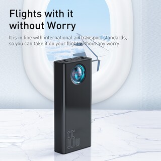 Foto 6 | Power Bank Baseus De Carga Rápida De 30.000 Mah Para Smartphone - Venta Internacional.