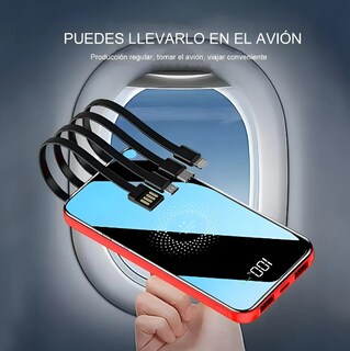 Foto 4 | Xtellar Powerbank Ultra Rápido 10000mah Con Tecnología Qi Y 4 Cables Integrados