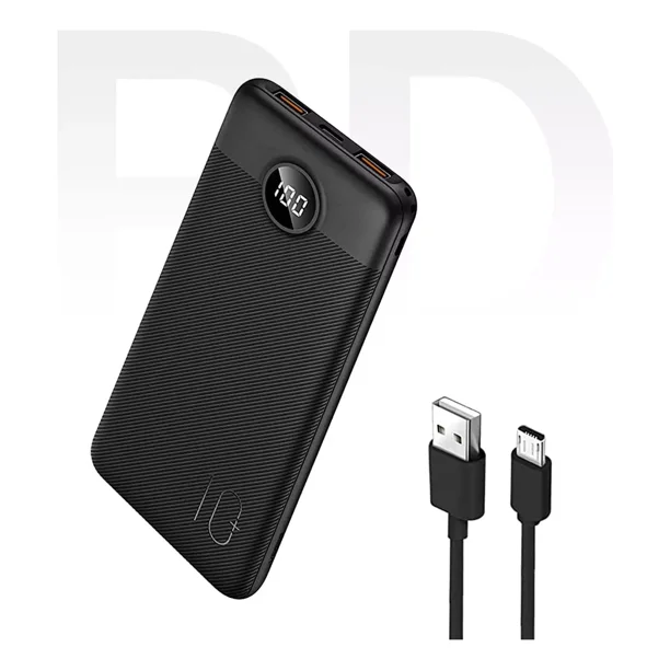 Foto 3 pulgar | Power Bank Aion Vp-1105 Ultra Black Slim 10000mah Tipo C - Usb Vp-1105