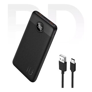 Foto 2 | Power Bank Aion Vp-1105 Ultra Black Slim 10000mah Tipo C - Usb Vp-1105