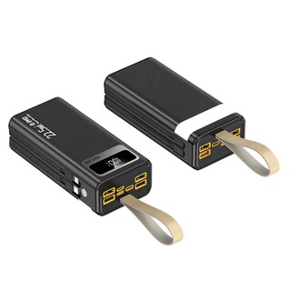 Foto 1 | Power Bank Batería Portátil 38600mah Pd22.5w/3a Carga Rápida Hyboer Dx203 Con Tipo C/lt Cable 7 Puertos De Sa