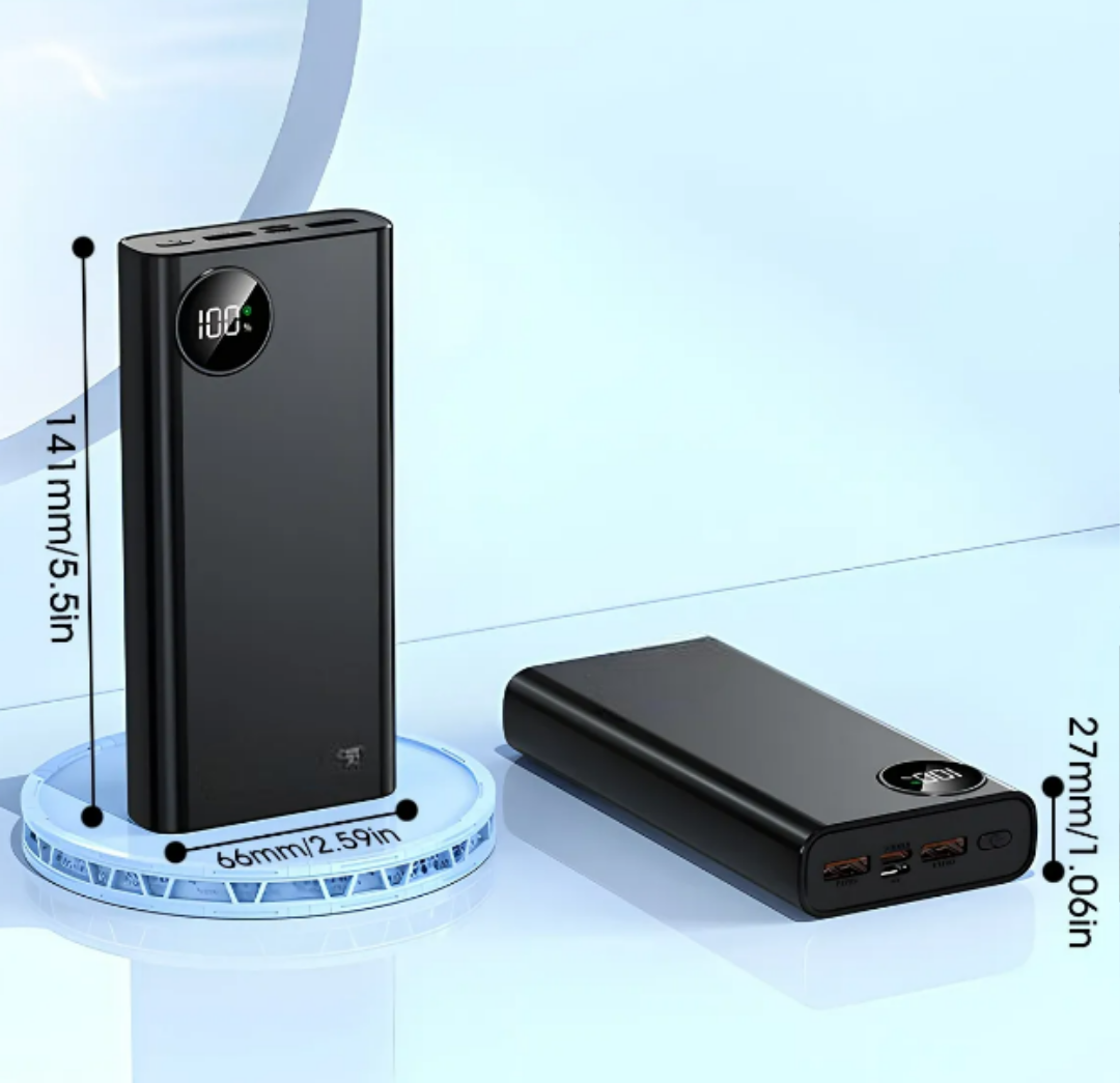 Foto 3 pulgar | Xtellar Super Power Bank Portátil 30000mah Con Carga Ultra Rápida 22.5w