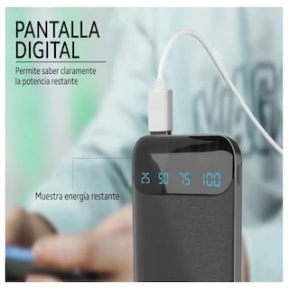 Foto 5 | Batería Portátil Power Bank 20000 Mah Belug Negro