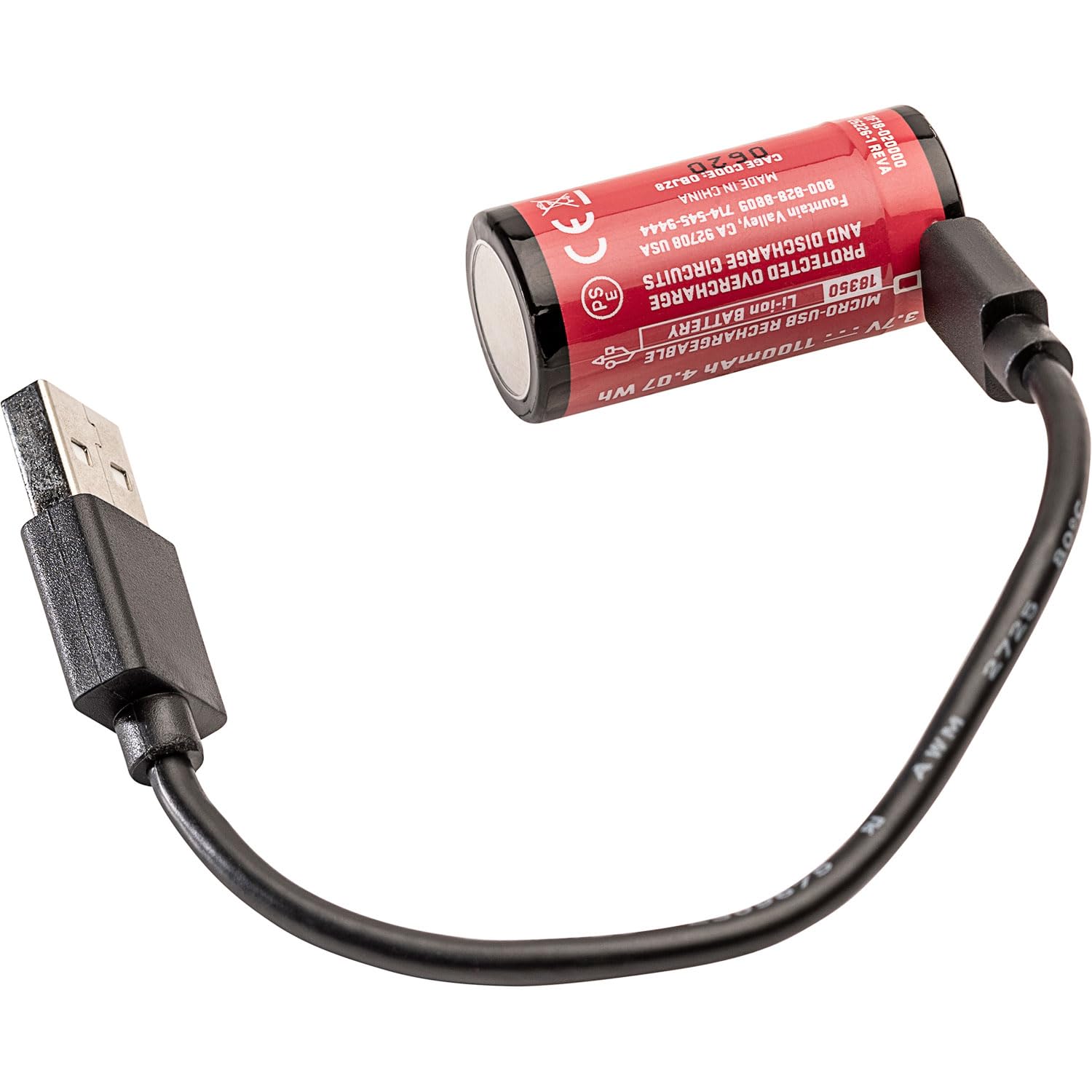 Foto 6 | Batería Recargable Surefire Sf18350 Micro Usb 3.7v 1100mah - Venta Internacional.