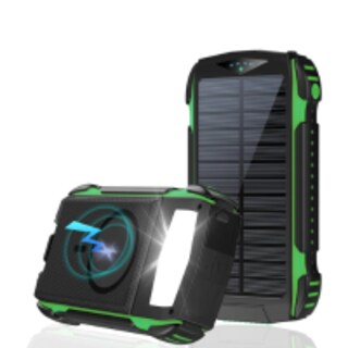 Foto 2 | Power Bank Bateria Solar 20 000mah Carga Inalámbrica Y Linterna Led Compacta Portátil Resistente