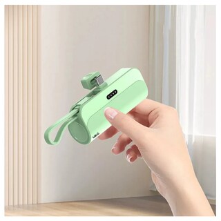 Foto 3 | ''batería Externa Para Android Y Iphone 2 En 1 De 5000 Mah Lab.g Verde ''
