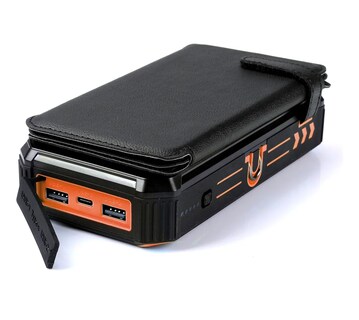 Foto 4 | Power Bank Solar Portátil 36800mah Batería Con Luz 4 Cables